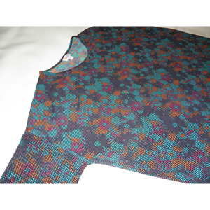 LuLaRoe Irma, size XL Blk/Green/Orange/Turq